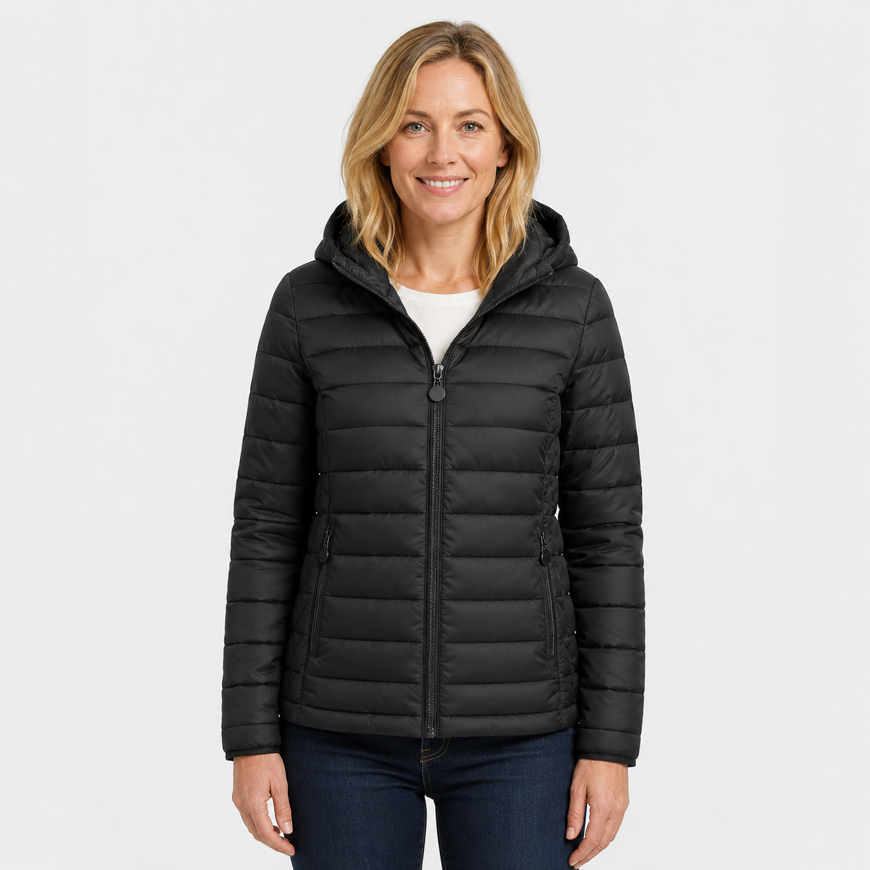 Women's Hooded Padded Coat – Lightweight Warm Casual Winter Jacket | 9 Colours | S–2XL