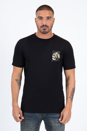 Cowboy Desert Skull Graphic Tee | T-Shirt | Men's Cotton Black Western Print