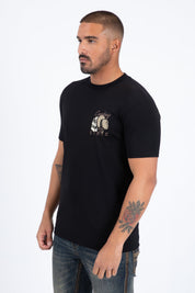Cowboy Desert Skull Graphic Tee | T-Shirt | Men's Cotton Black Western Print