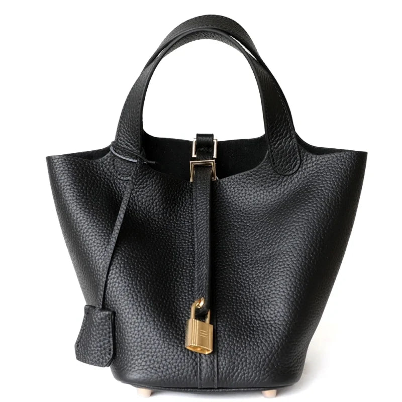 Portico Bucket Bag – Elegant Structured Shoulder Bag Autumn Winter Accessories