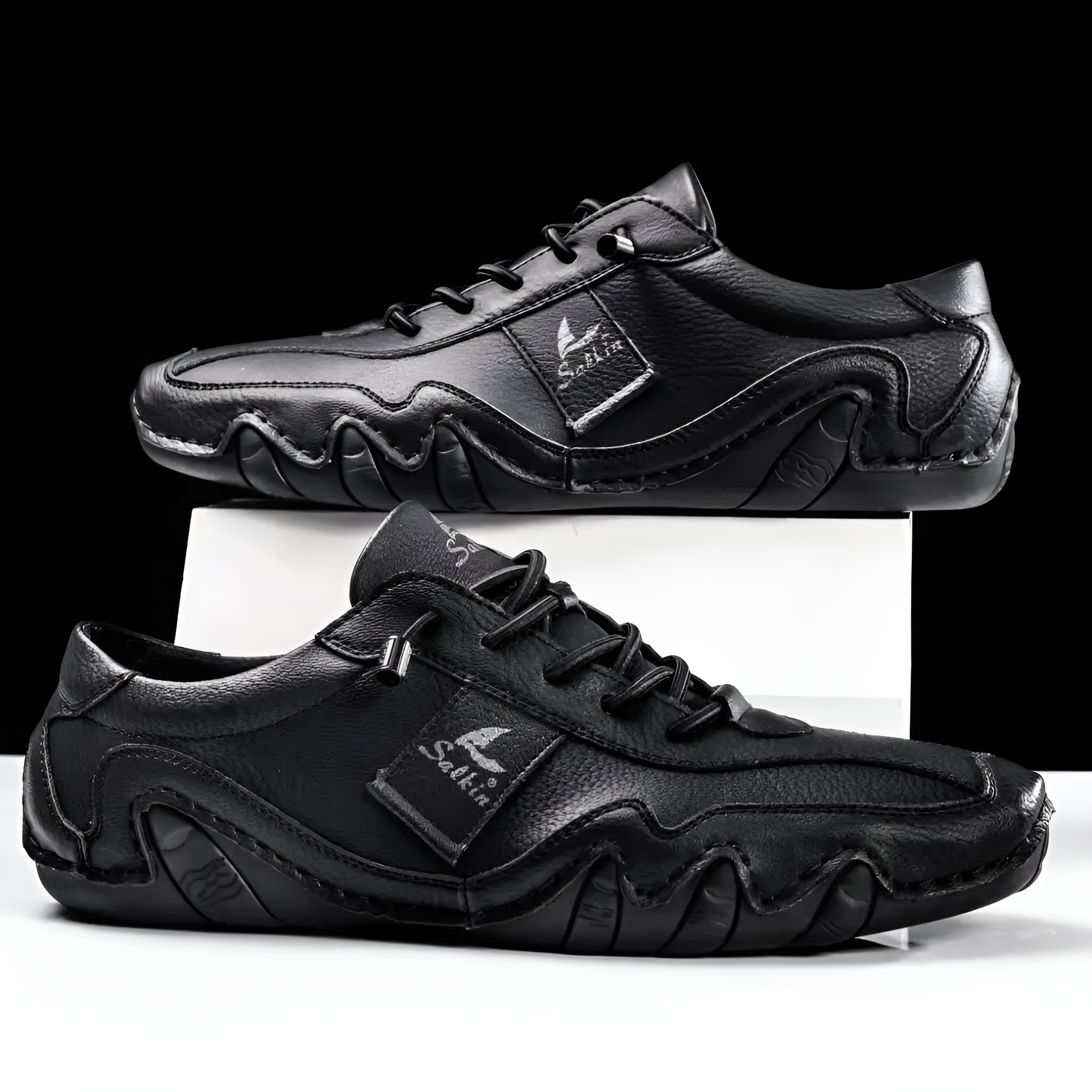 Halden Leather Trainer | Men's Genuine Leather Trainers | Smart Casual Fashion Shoes UK