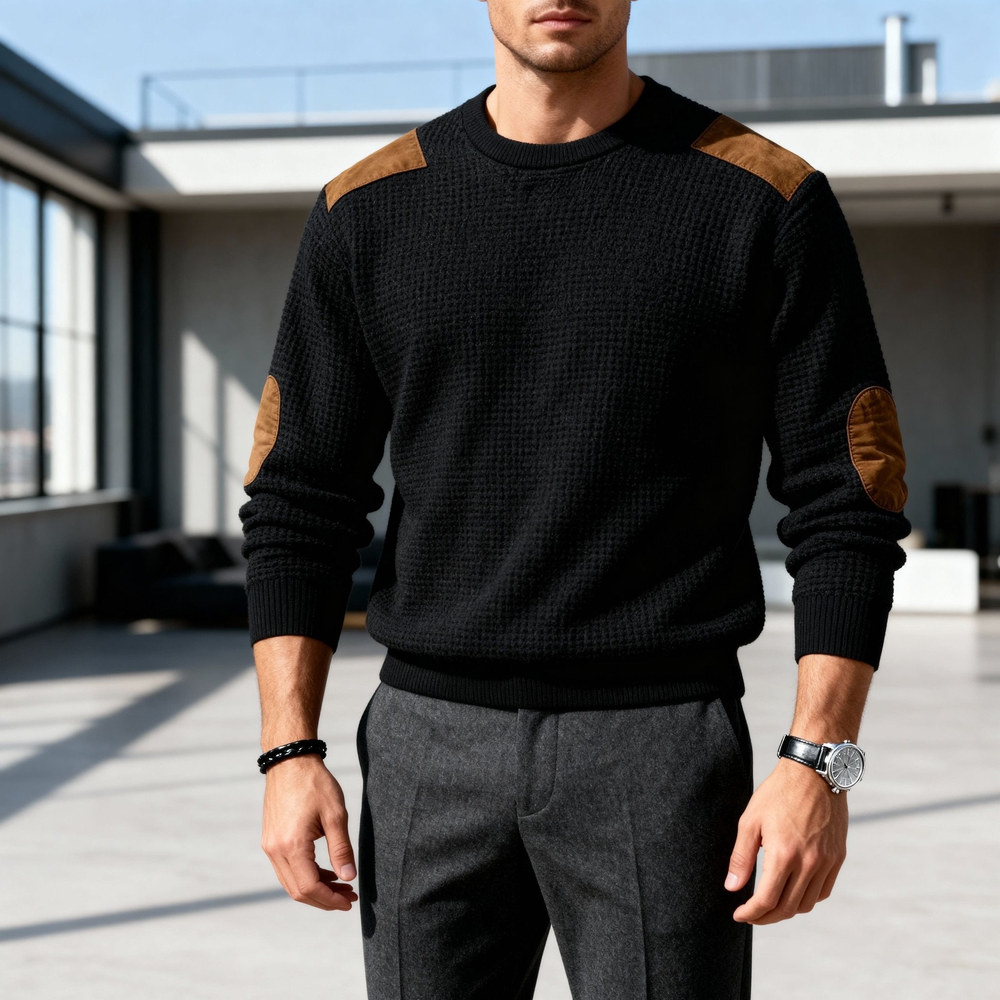 Men's Blake Heritage Sweater Classic Quiet Luxury Knit Pullover | Premium Timeless Knitwear