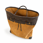 Kensington Suede Tote Bag | Women's Oversized Leather-Trim Shoulder Bag | Luxury Handbag UK