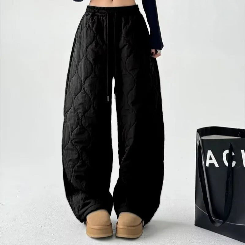 Arlena Quilted Trousers | Women's Quilted Warm Trousers | Padded Winter Bottoms UK