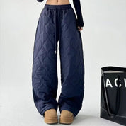 Arlena Quilted Trousers | Women's Quilted Warm Trousers | Padded Winter Bottoms UK