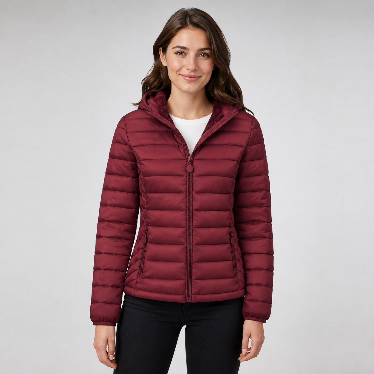 Women's Hooded Padded Coat – Lightweight Warm Casual Winter Jacket | 9 Colours | S–2XL