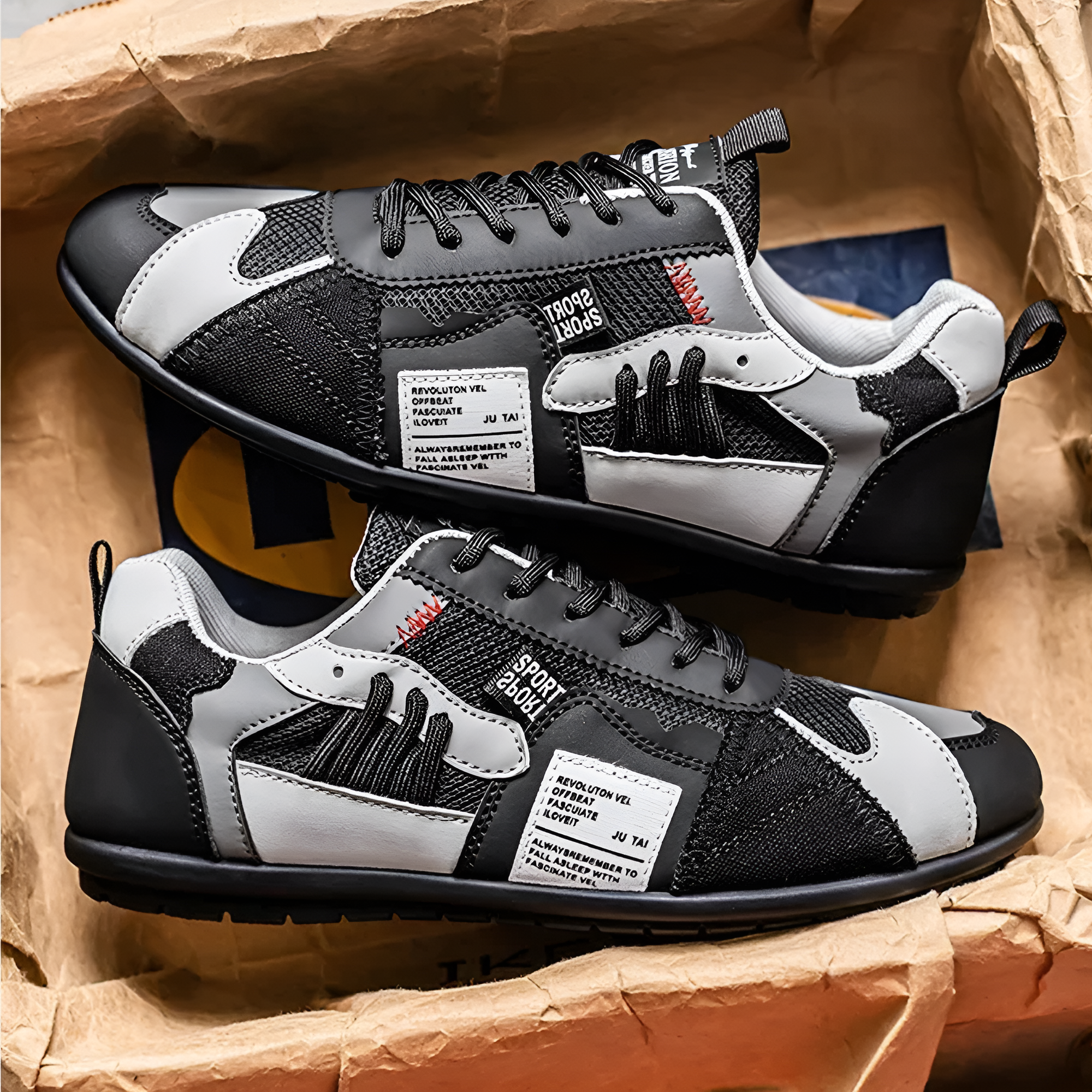Brixton Retro Court Trainer | Men's Retro Vintage Trainers | Classic Casual Fashion Shoes UK