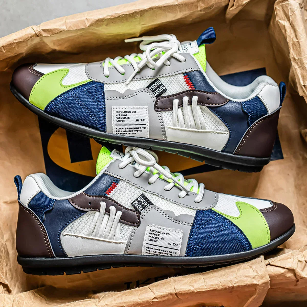 Brixton Retro Court Trainer | Men's Retro Vintage Trainers | Classic Casual Fashion Shoes UK