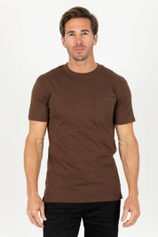 Knit Texture Tee | T-Shirt | Men's Cotton Brown Casual Knitwear