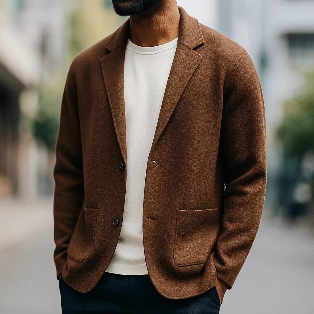Pemberton Ribbed Cashmere Cardigan | Men's Pure Cashmere Cardigan | Luxury Soft Knitwear UK