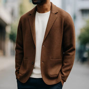 Pemberton Ribbed Cashmere Cardigan | Men's Pure Cashmere Cardigan | Luxury Soft Knitwear UK