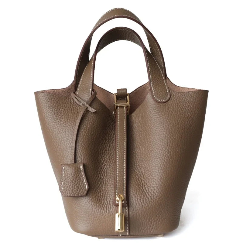 Portico Bucket Bag – Elegant Structured Shoulder Bag Autumn Winter Accessories