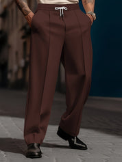 Branford Relaxed Casual Trousers | Women's High-Waisted Relaxed Trousers | Wide Leg Casual Bottoms UK