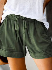 Maya Relaxed Drawstring Shorts | Women's Relaxed Drawstring Shorts | Casual Comfortable Summer Shorts UK