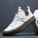 Sinclair Leather Trainers | Men's Genuine Leather Trainers | Smart Casual Fashion Shoes UK