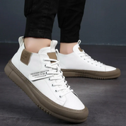 Sinclair Leather Trainers | Men's Genuine Leather Trainers | Smart Casual Fashion Shoes UK