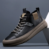 Sinclair Leather Trainers | Men's Genuine Leather Trainers | Smart Casual Fashion Shoes UK
