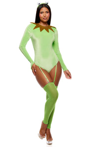 Green Ain't Easy 3-Piece TV Character Halloween Costume Set – Wicked Witch Inspired Party Outfit