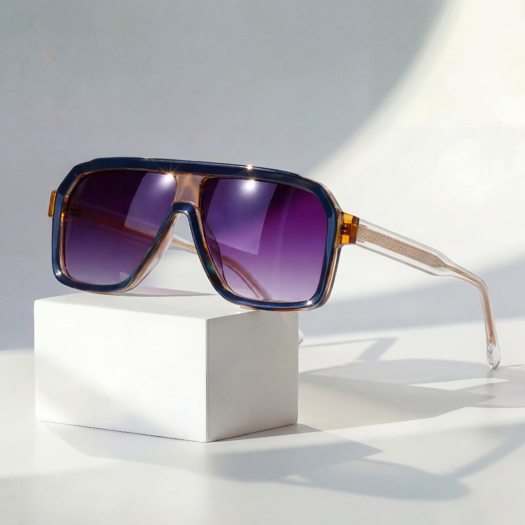 Seth Retro Sunglasses | Retro Vintage Sunglasses | Oversized UV400 Shades UK