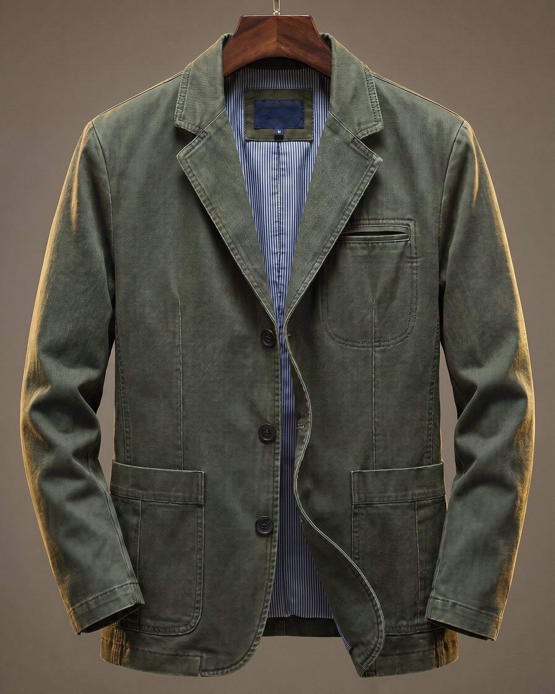 Milo Washed Heavyweight Shirt | Men's Oxford Button-Down Shirt | Smart Casual Formal Top UK