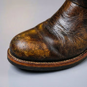 Bancroft Vintage Leather Boots | Women's Leather Heels | Pointed Toe Stiletto Court Shoes UK