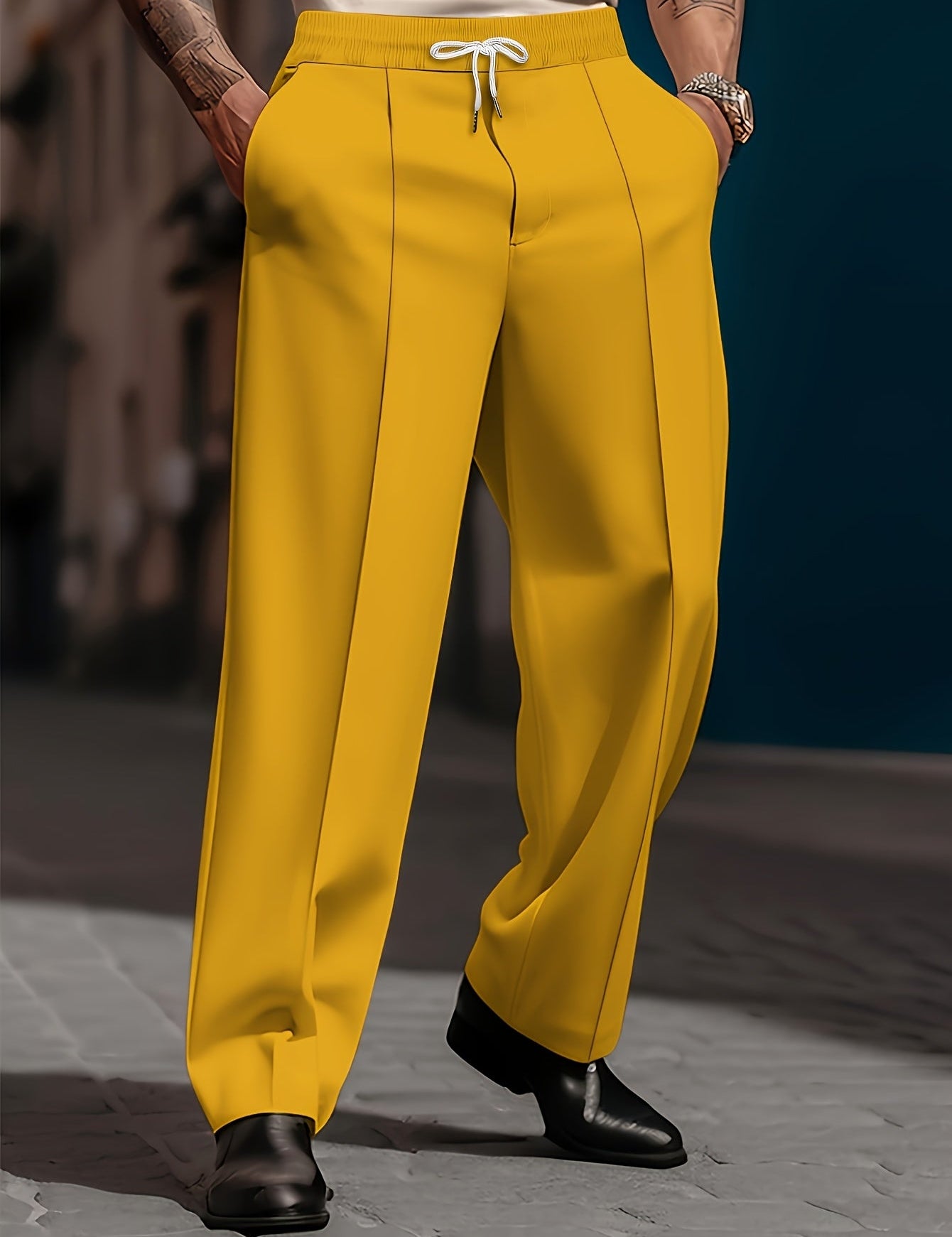 Branford Relaxed Casual Trousers | Women's High-Waisted Relaxed Trousers | Wide Leg Casual Bottoms UK