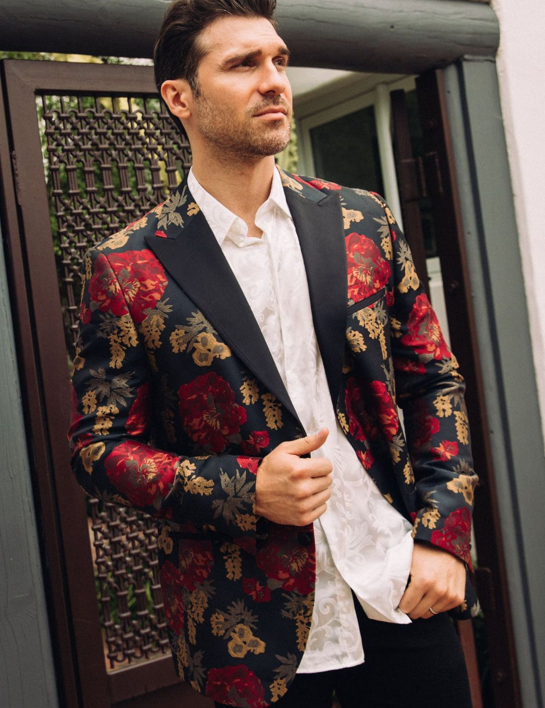 double-button-woven-print-blazer-dark-blue-TKB8611.jpg