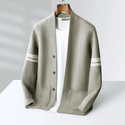 Finn Fine-Knit Cardigan | Men's Fine Knit Cardigan | Smart Slim Fit Knitwear UK