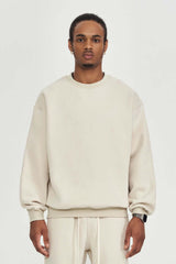 Men's Soft Crew Neck Sweater Comfort Classic Knit Jumper Casual Winter Pullover Knitwear