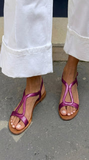 Thea Summer Sole Sandals | Men's Leather Sandals | Classic Summer Open-Toe Shoes UK