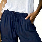 Maya Relaxed Drawstring Shorts | Women's Relaxed Drawstring Shorts | Casual Comfortable Summer Shorts UK
