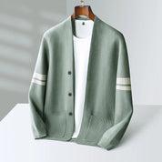 Finn Fine-Knit Cardigan | Men's Fine Knit Cardigan | Smart Slim Fit Knitwear UK