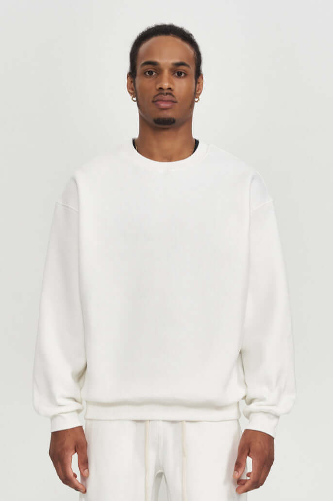 Men's Soft Crew Neck Sweater Comfort Classic Knit Jumper Casual Winter Pullover Knitwear