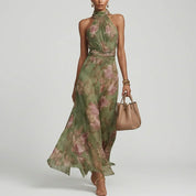 Selby Halter Midi Dress | Women's Classic Midi Dress | Elegant Everyday Dress UK