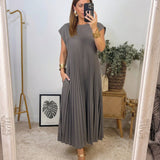 Elsie Everyday Midi Dress | Women's Classic Midi Dress | Elegant Everyday Dress UK