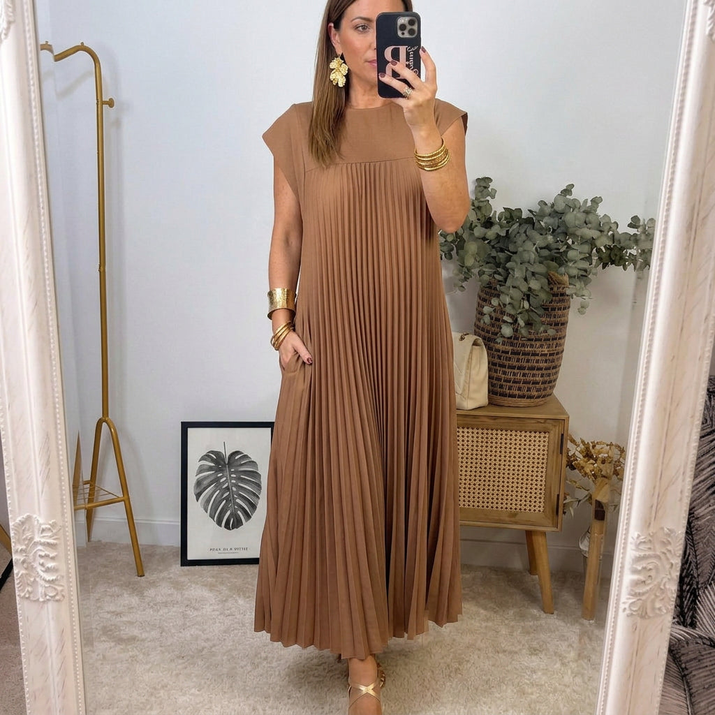 Elsie Everyday Midi Dress | Women's Classic Midi Dress | Elegant Everyday Dress UK