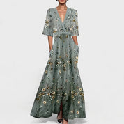 Bromley Floral Maxi Dress | Women's Elegant Maxi Dress | Summer Holiday Long Dress UK