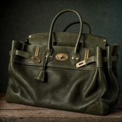 Vivienne Top Handle Tote – Structured Leather & Canvas Handbag Premium Autumn Winter