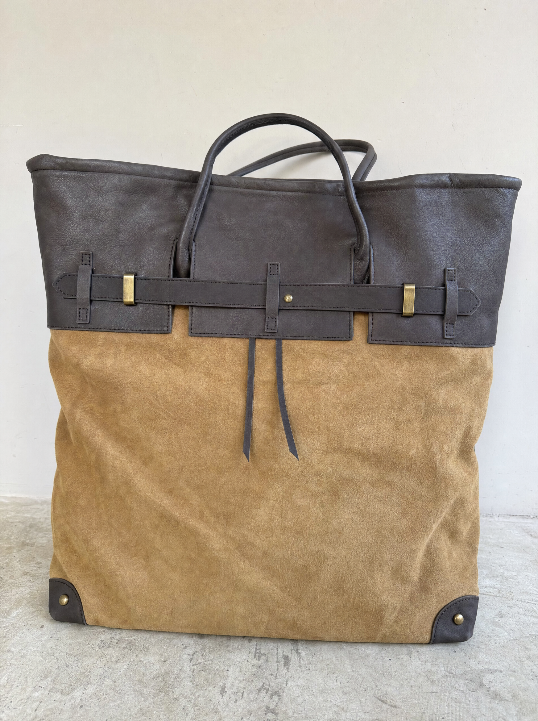 Juliette Suede Tote Bag – Luxury Structured Handbag Premium Quality Autumn Winter