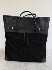 Juliette Suede Tote Bag – Luxury Structured Handbag Premium Quality Autumn Winter