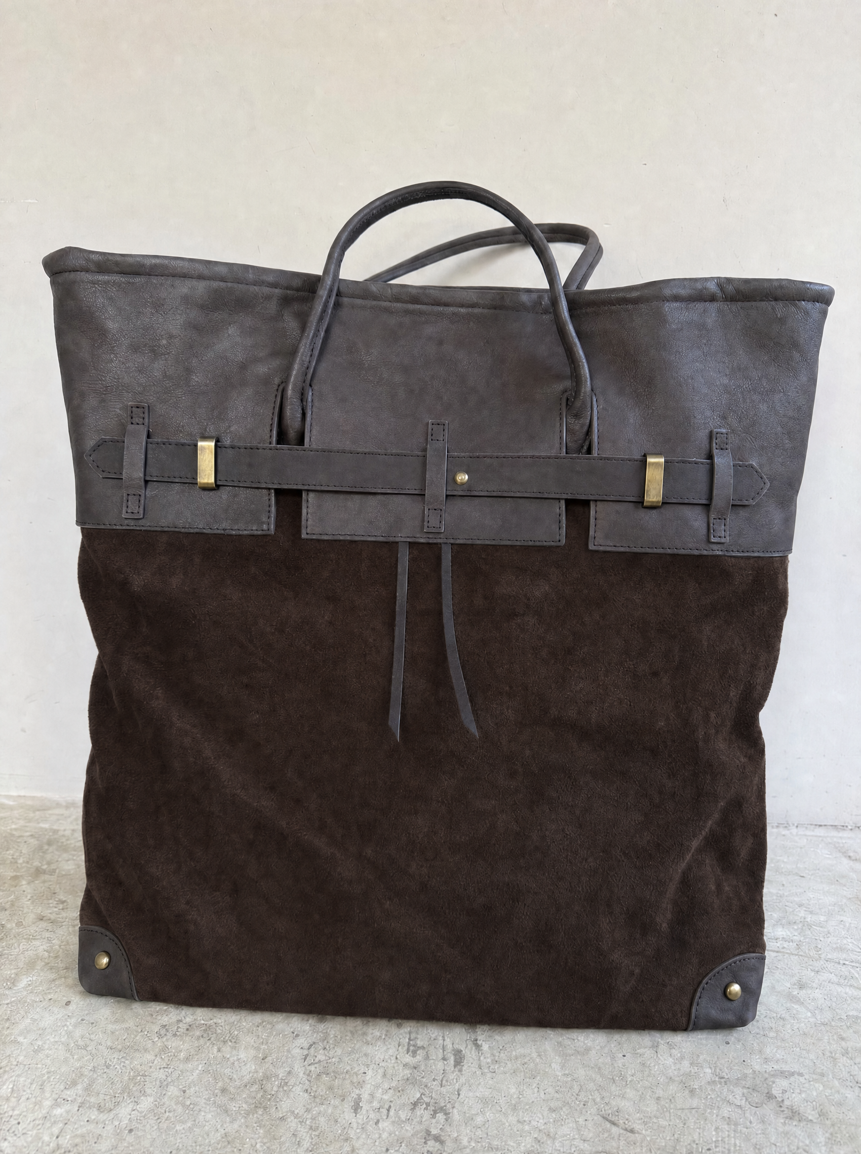 Juliette Suede Tote Bag – Luxury Structured Handbag Premium Quality Autumn Winter