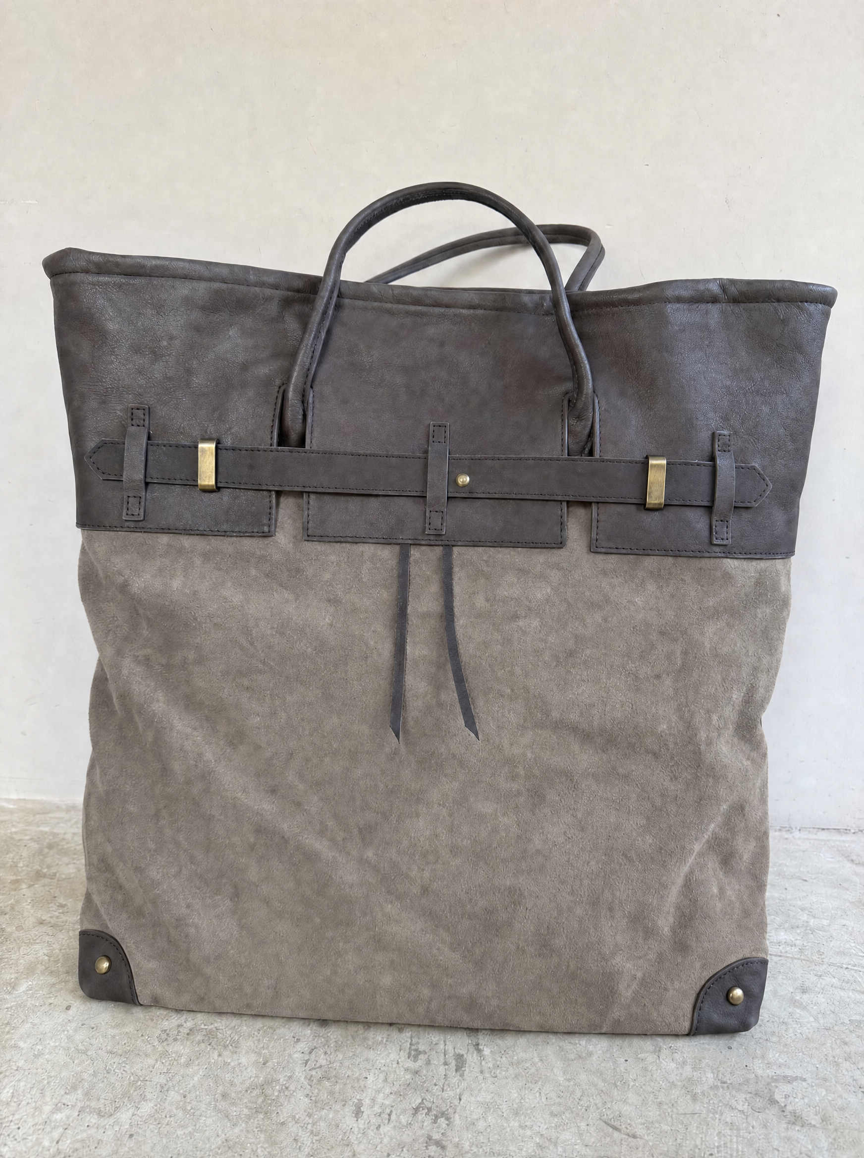 Juliette Suede Tote Bag – Luxury Structured Handbag Premium Quality Autumn Winter