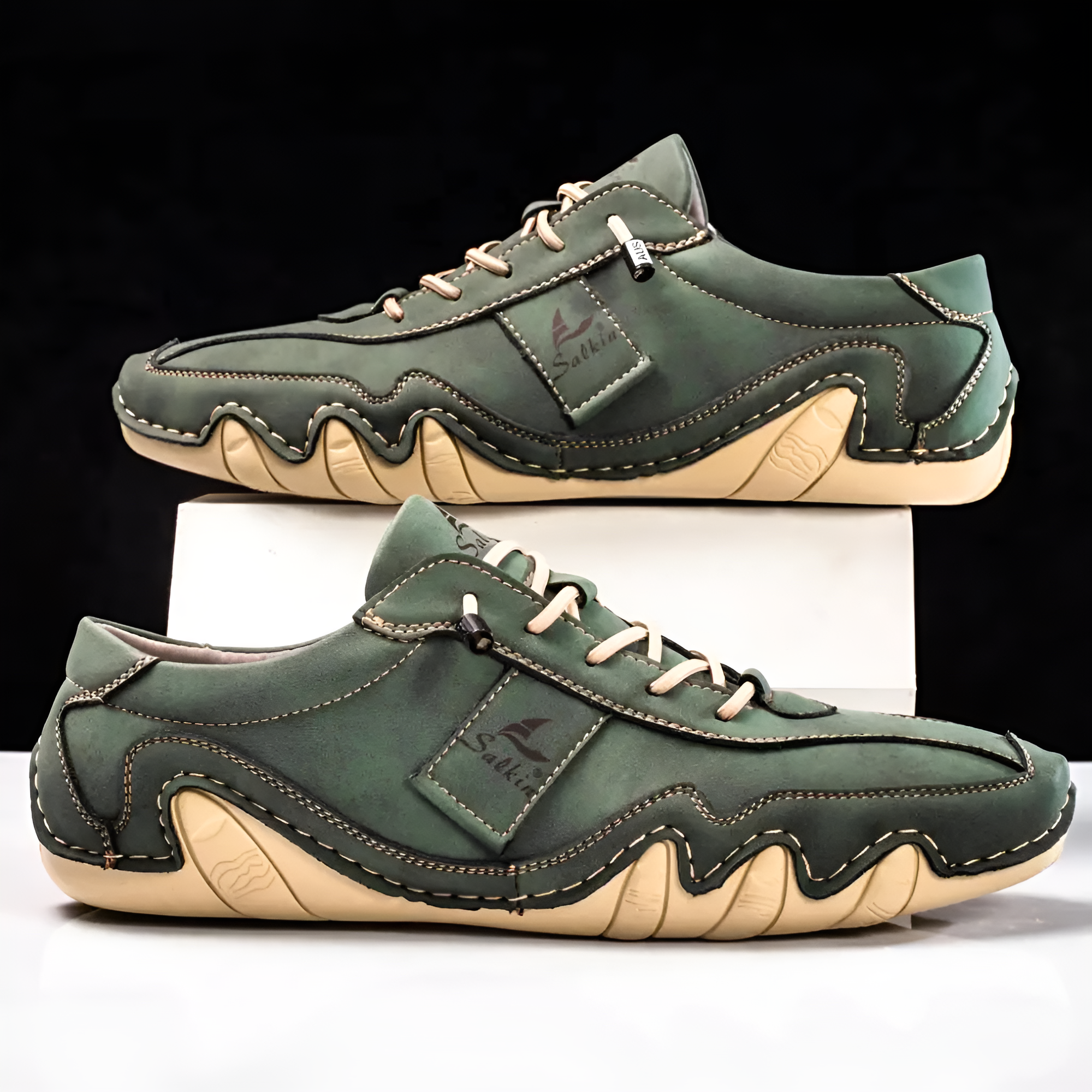 Halden Leather Trainer | Men's Genuine Leather Trainers | Smart Casual Fashion Shoes UK