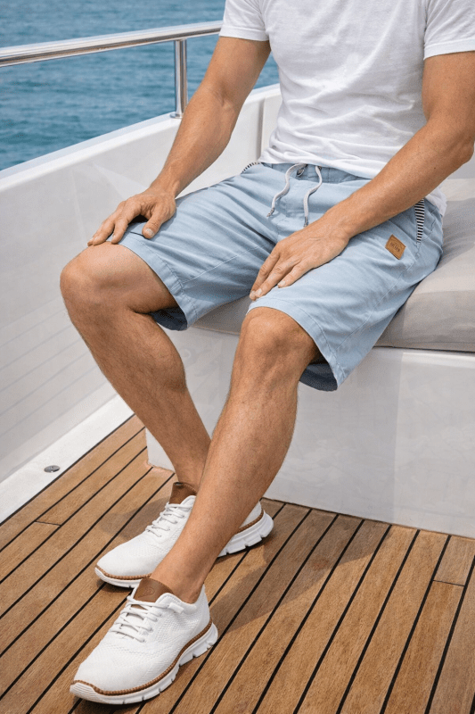 Mercer Shorts | Men's Classic Chino Shorts | Smart Casual Summer Shorts UK