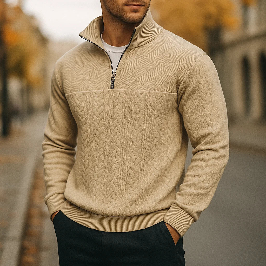 Everett Luxe Sweatshirt | Men's Luxury Sweatshirt | Soft Premium Casual Jumper UK