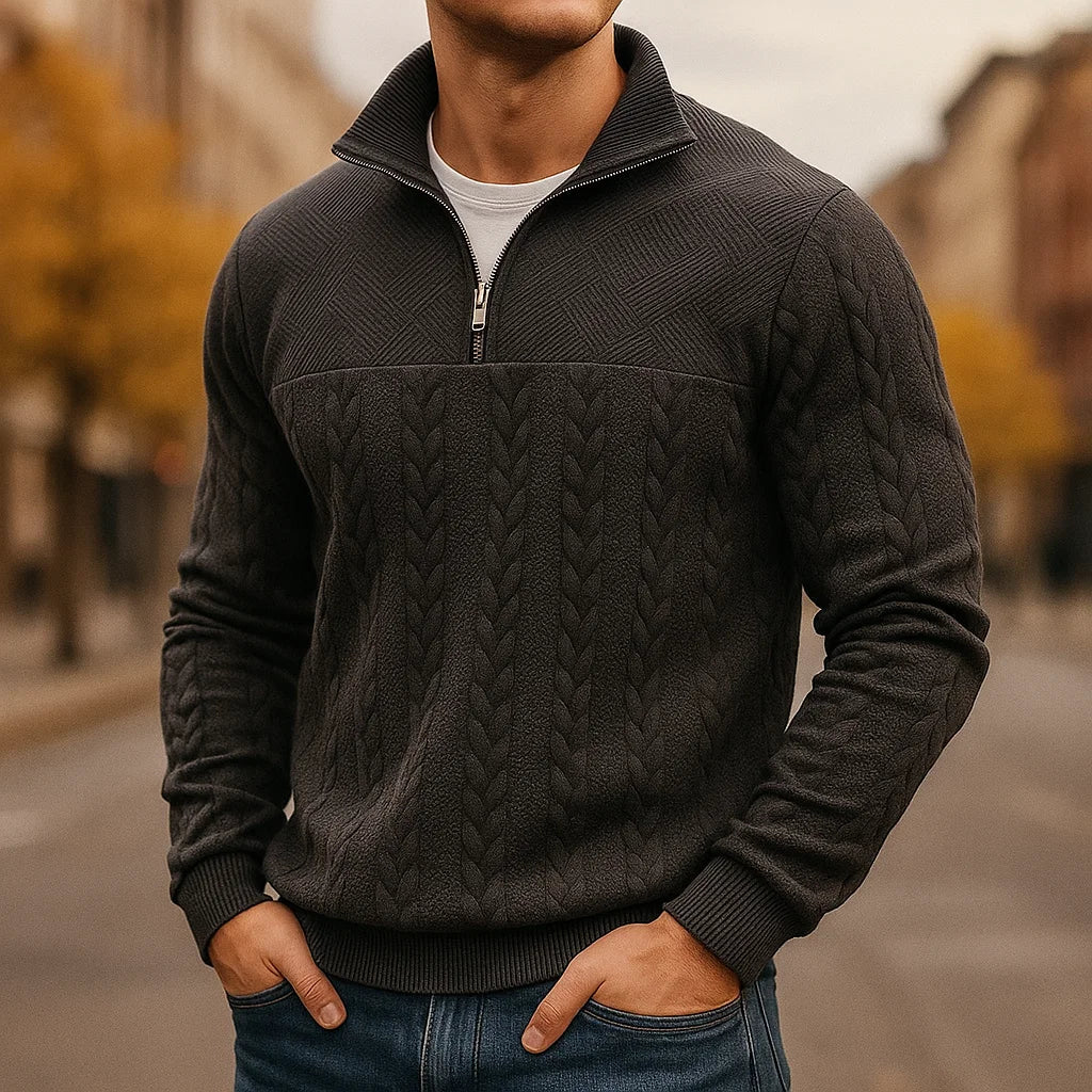 Everett Luxe Sweatshirt | Men's Luxury Sweatshirt | Soft Premium Casual Jumper UK