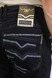 Holt Solid Wash Bootcut Jeans | Jeans | Men's Black Bootcut