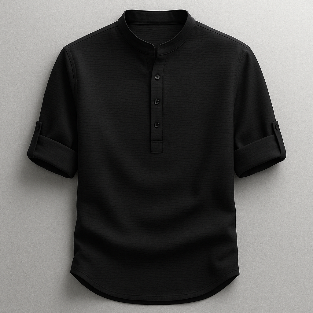 Felix Henley Shirt | Men's Relaxed Casual Shirt | Smart Button-Down Everyday Top UK