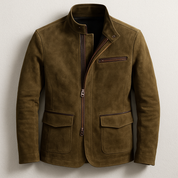 Hugo Premium Suede Jacket | Men's Suede Leather Jacket | Smart Casual Premium Outerwear UK