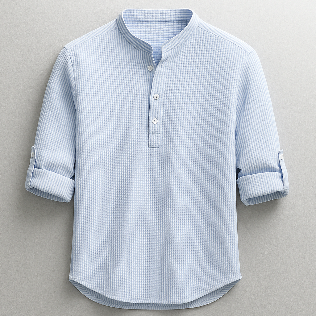 Felix Henley Shirt | Men's Relaxed Casual Shirt | Smart Button-Down Everyday Top UK